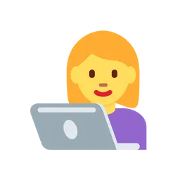 Woman technologist animated emoji