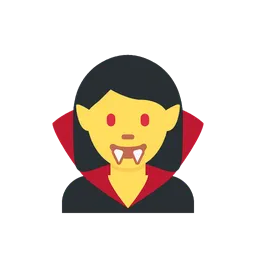 Woman vampire animated emoji