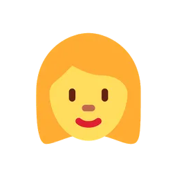Woman animated emoji