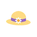 Woman’s hat cartoon animated emoji
