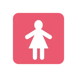 Women’s room animated emoji