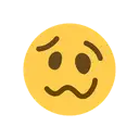 Woozy face cartoon animated emoji