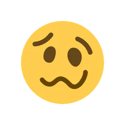 Woozy face animated emoji