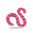 Worm cartoon animated emoji