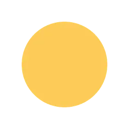 Yellow circle animated emoji