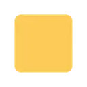 Yellow square cartoon animated emoji