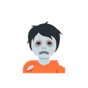 Zombie cartoon animated emoji