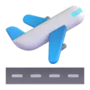 Airplane departure 3D animated emoji