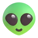 Alien 3D animated emoji