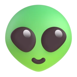 Alien animated emoji