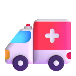 Ambulance animated emoji