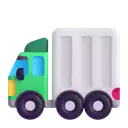 Articulated lorry 3D animated emoji