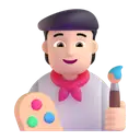 Artist: light skin tone 3D animated emoji