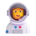 Astronaut 3D animated emoji