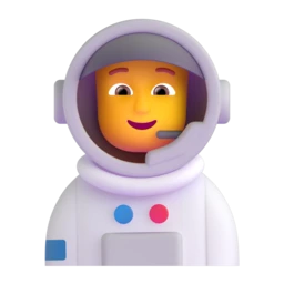 Astronaut animated emoji