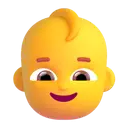 Baby 3D animated emoji