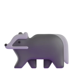 Badger animated emoji