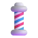 Barber pole 3D animated emoji