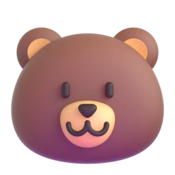 Bear animated emoji