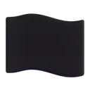 Black flag 3D animated emoji