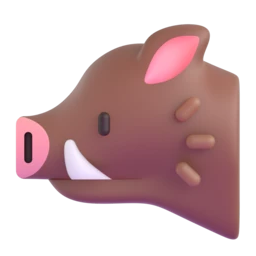 Boar animated emoji