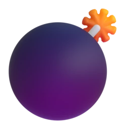 Bomb animated emoji
