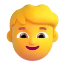 Boy 3D animated emoji