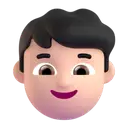 Boy: light skin tone 3D animated emoji