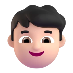 Boy: light skin tone animated emoji