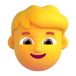 Boy animated emoji