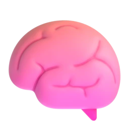 Brain animated emoji