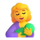 Breast-feeding 3D animated emoji