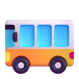Bus animated emoji