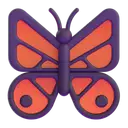 Butterfly 3D animated emoji