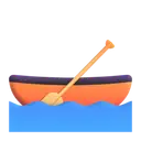 Canoe 3D animated emoji