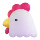 Chicken 3D animated emoji