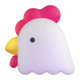 Chicken animated emoji
