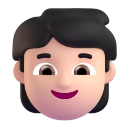 Child: light skin tone animated emoji