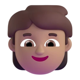 Child: medium skin tone animated emoji