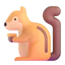 Chipmunk 3D animated emoji