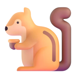 Chipmunk animated emoji