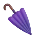 Closed umbrella 3D animated emoji