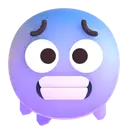 Cold face 3D animated emoji