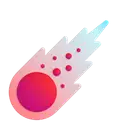 Comet 3D animated emoji