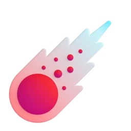 Comet animated emoji