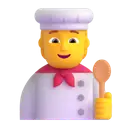 Cook 3D animated emoji