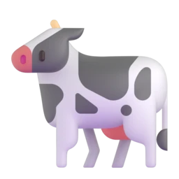 Cow animated emoji