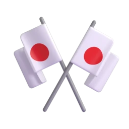 Crossed flags animated emoji