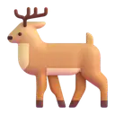 Deer 3D animated emoji