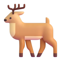 Deer animated emoji